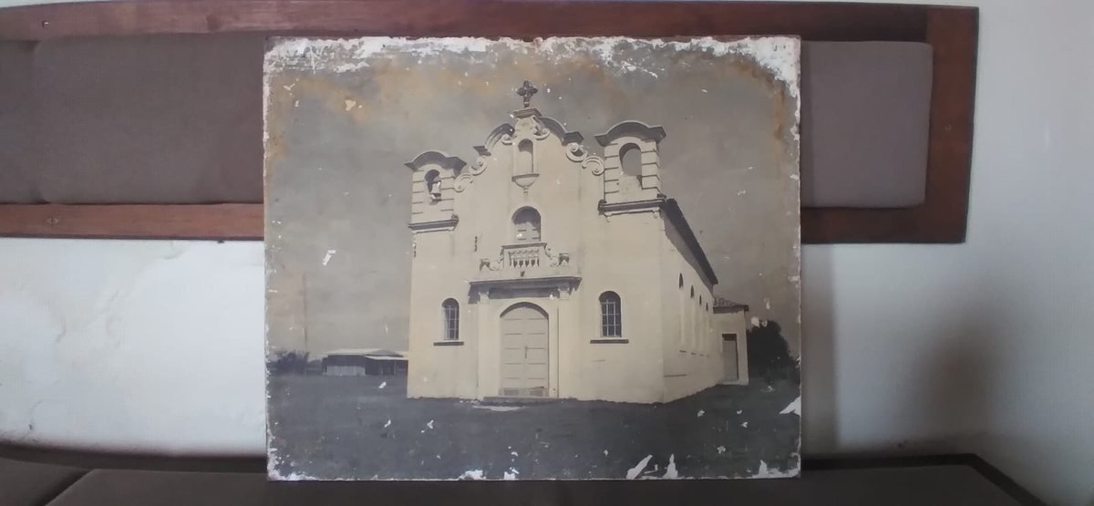 Fotografia histórica da fachada da Igreja Santo Antônio